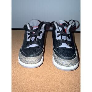 Nike Air Jordan 3 Retro BT Cement Bred | Toddler Boys US 7C | UK 6.5 | EUR 23.5